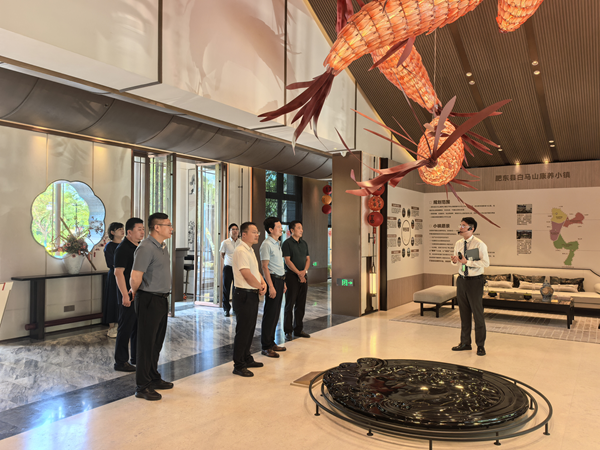 寿县县委常委、、、副县长房鲲鹏一行到访省康健养老公司